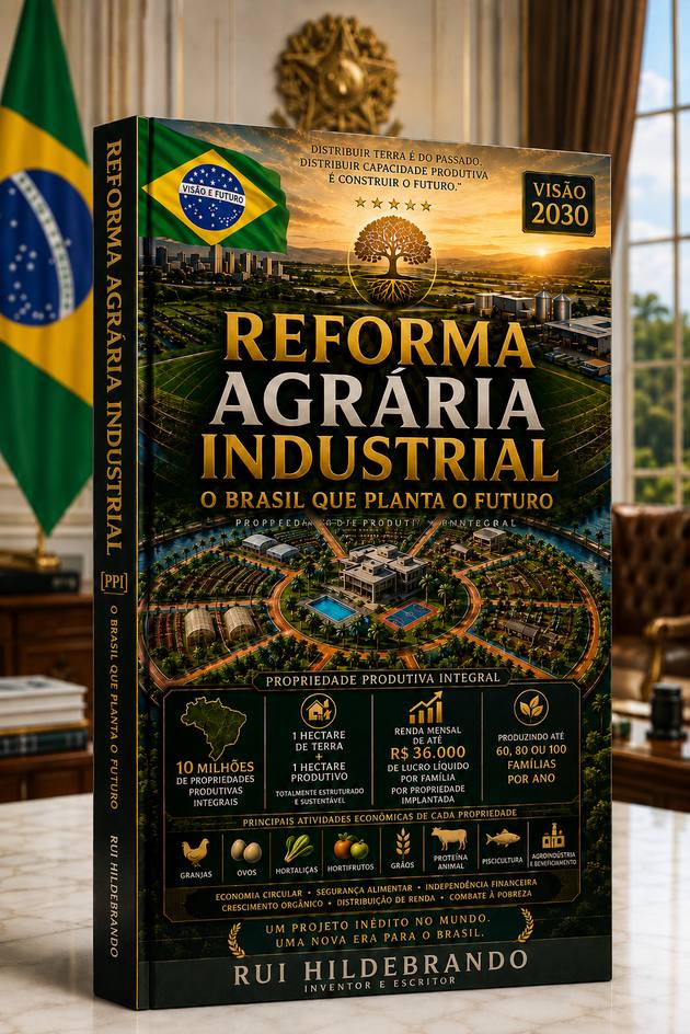 Capa: REFORMA AGRÁRIA INDUSTRIAL O BRASIL QUE PLANTA O FUTURO