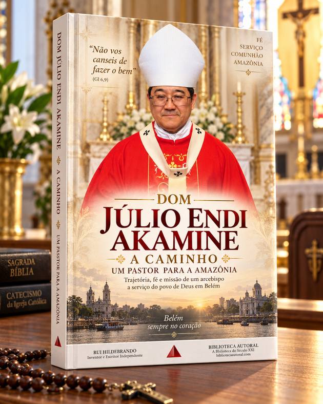 Capa: DOM JÚLIO ENDI AKAMINE A CAMINHO UM PASTOR PARA A AMAZÔNIA