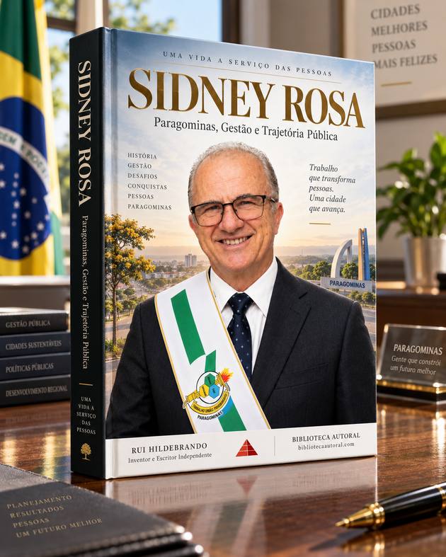 Capa: SIDNEY ROSA: PARAGOMINAS, GESTÃO E TRAJETÓRIA PÚBLICA