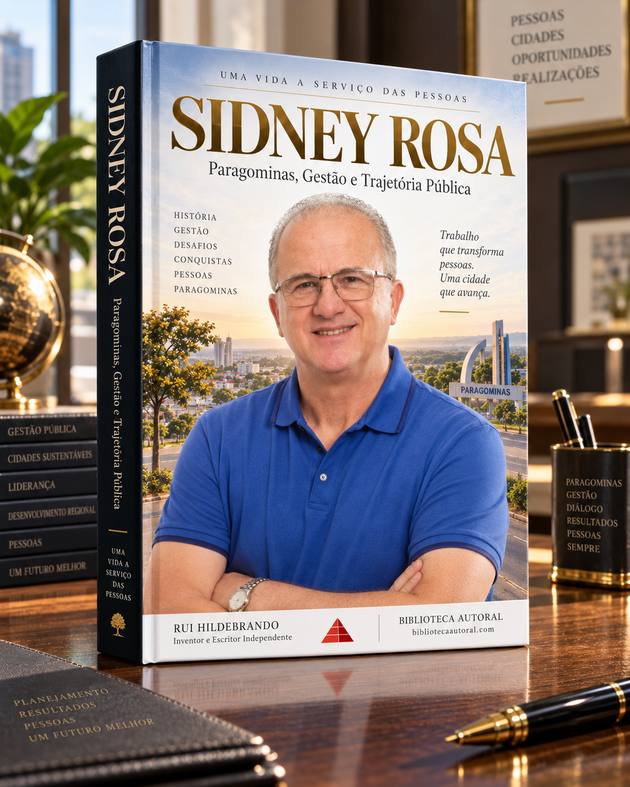 Capa: SIDNEY ROSA: PARAGOMINAS, GESTÃO E TRAJETÓRIA PÚBLICA