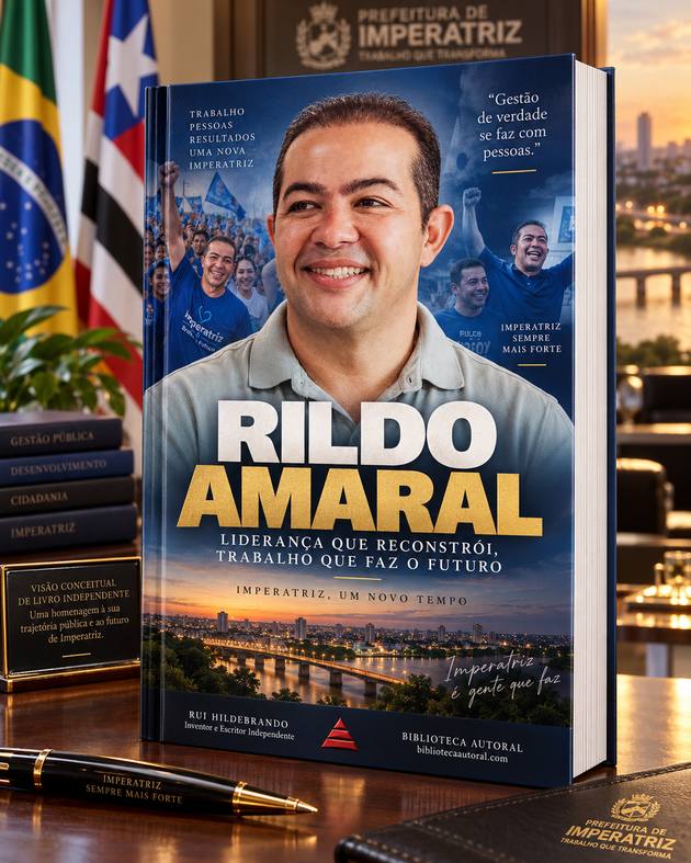 Capa: RILDO AMARAL: LIDERANÇA QUE RECONSTRÓI, TRABALHO QUE FAZ O FUTURO
