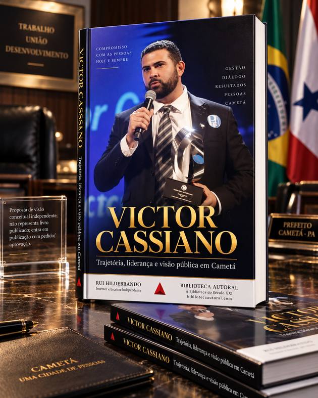 Capa: VICTOR CASSIANO: TRAJETÓRIA, LIDERANÇA E VISÃO PÚBLICA EM CAMETÁ