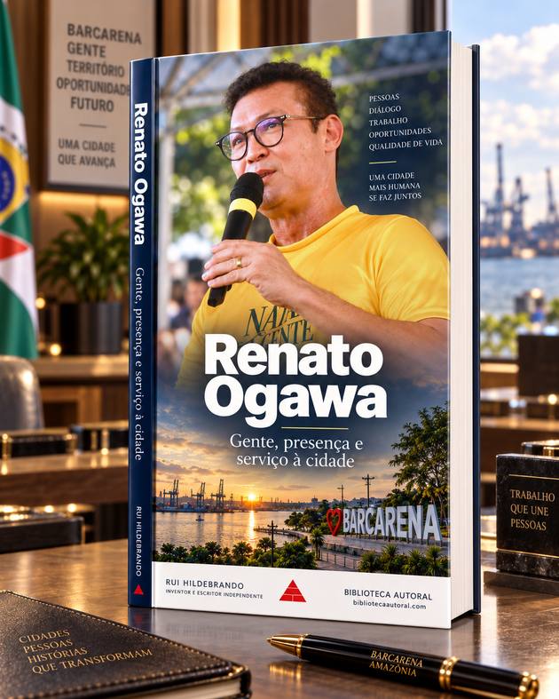 Capa: RENATO OGAWA: GENTE, PRESENÇA E SERVIÇO À CIDADE