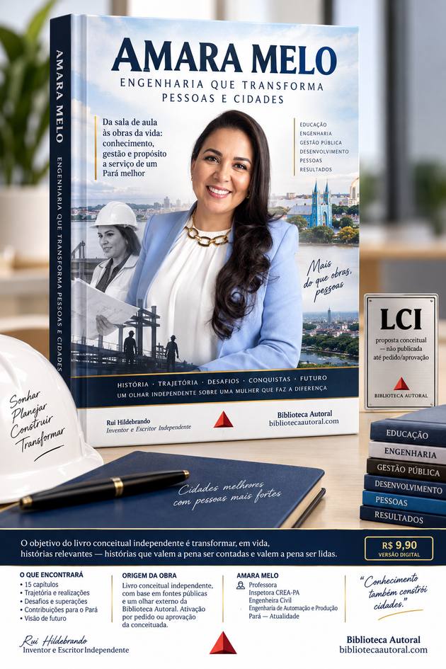 Capa: AMARA MELO ENGENHARIA QUE TRANSFORMA PESSOAS E CIDADES