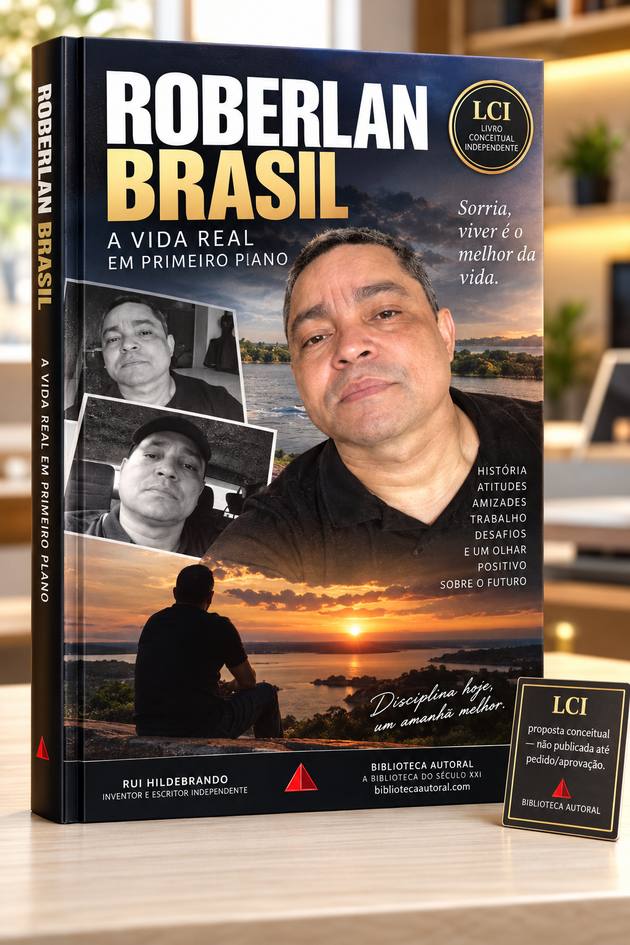 Capa: ROBERLAN BRASIL A VIDA REAL EM PRIMEIRO PLANO
