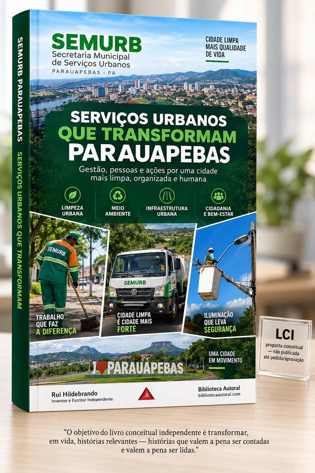 Capa: SERVIÇOS URBANOS QUE TRANSFORMAM PARAUAPEBAS