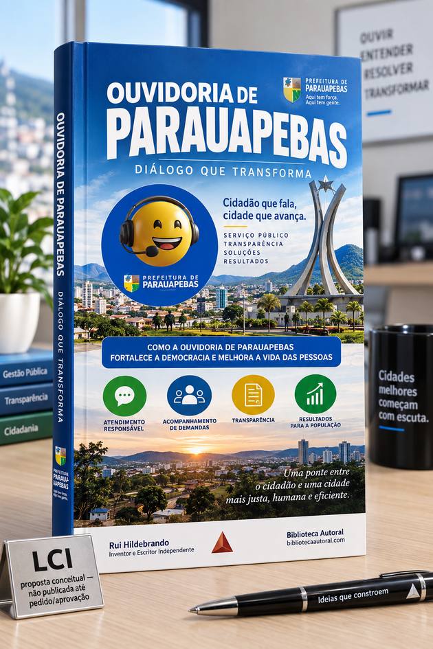 Capa: OUVIDORIA DE PARAUAPEBAS: DIÁLOGO QUE TRANSFORMA