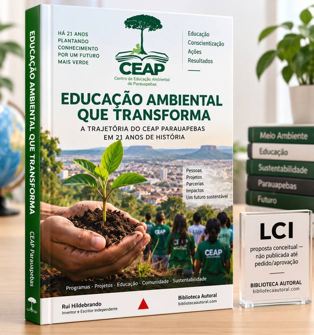 Capa: EDUCAÇÃO AMBIENTAL QUE TRANSFORMA