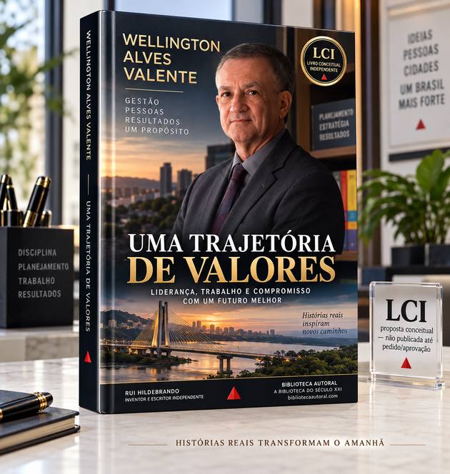Capa: UMA TRAJETÓRIA DE VALORES
