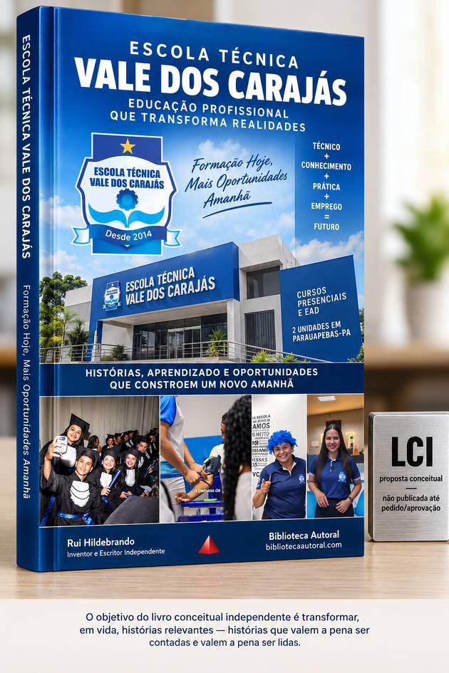 Capa: ESCOLA TÉCNICA VALE DOS CARAJÁS