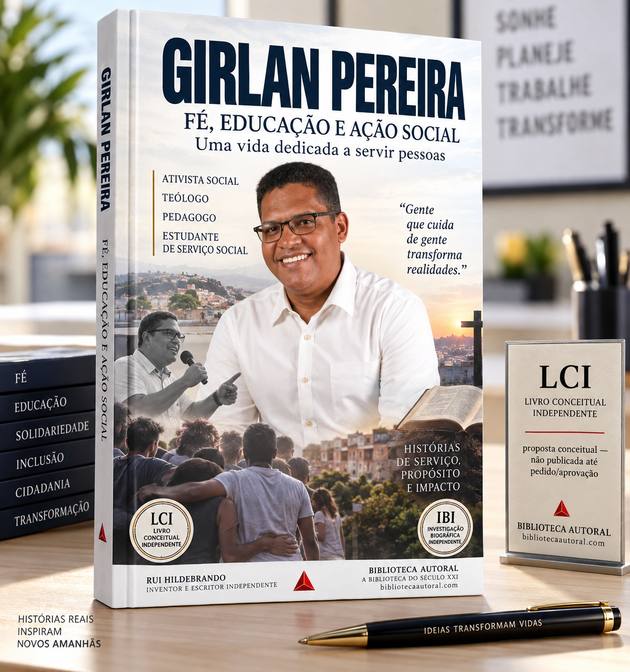 Capa: GIRLAN PEREIRA FÉ, EDUCAÇÃO E AÇÃO SOCIAL