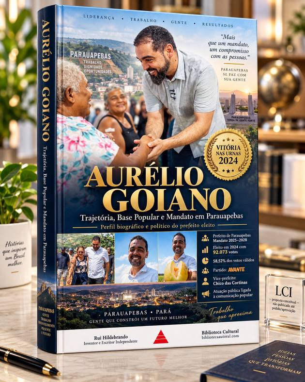 Capa: AURÉLIO GOIANO: TRAJETÓRIA, BASE POPULAR E MANDATO EM PARAUAPEBAS