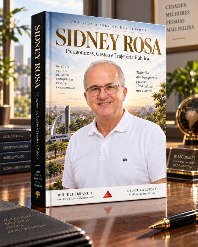 Capa: SIDNEY ROSA: PARAGOMINAS, GESTÃO E TRAJETÓRIA PÚBLICA