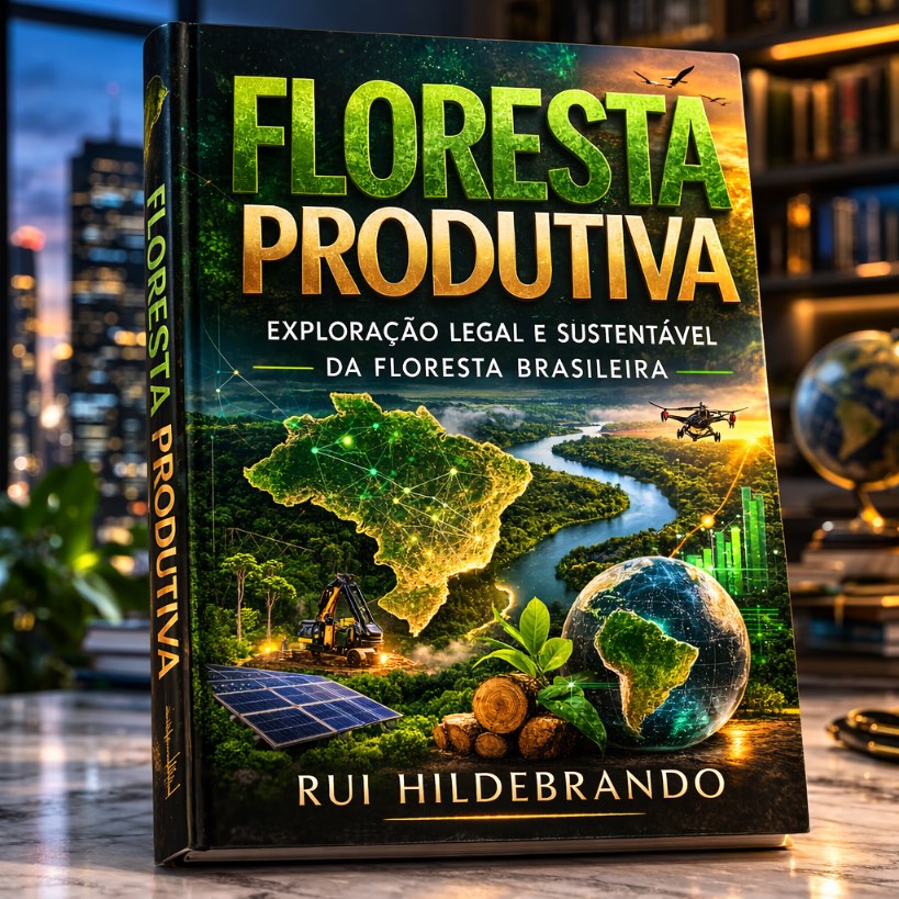Capa: FLORESTA PRODUTIVA: EXPLORAÇÃO LEGAL E SUSTENTÁVEL DA FLORESTA BRASILEIRA