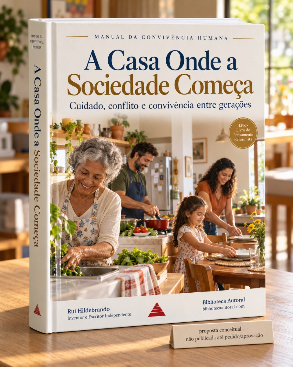 Capa: A CASA ONDE A SOCIEDADE COMEÇA