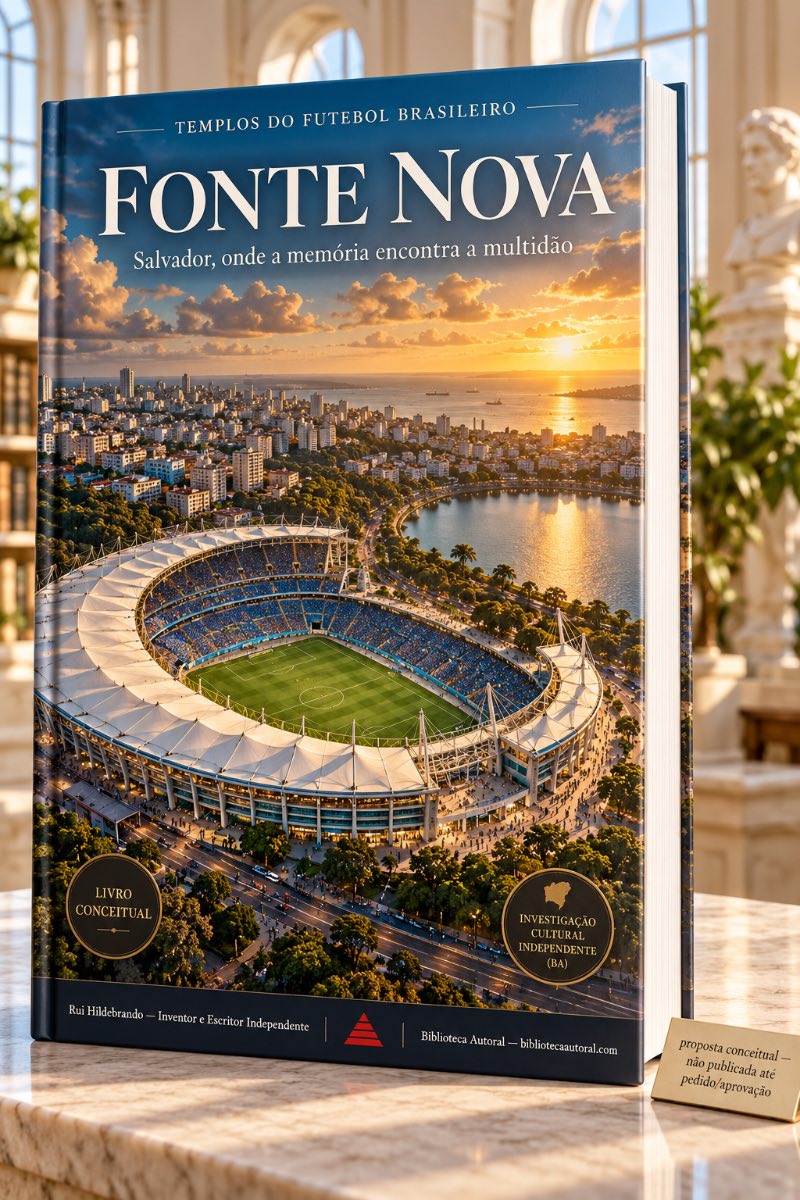 Capa: Livro Conceitual · Estádios do Mundo