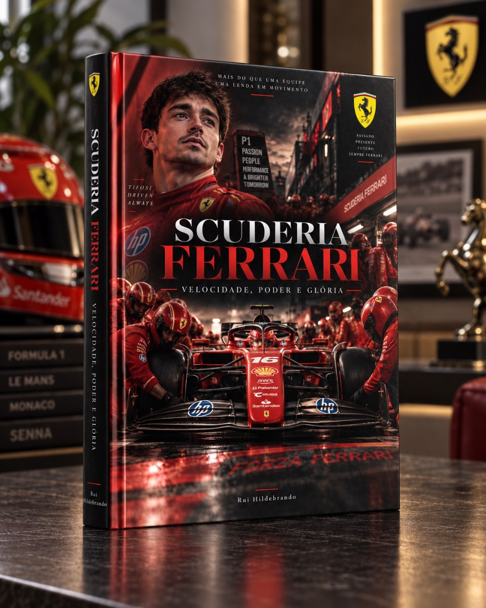 Capa: SCUDERIA FERRARI: VELOCIDADE, PODER E GLÓRIA
