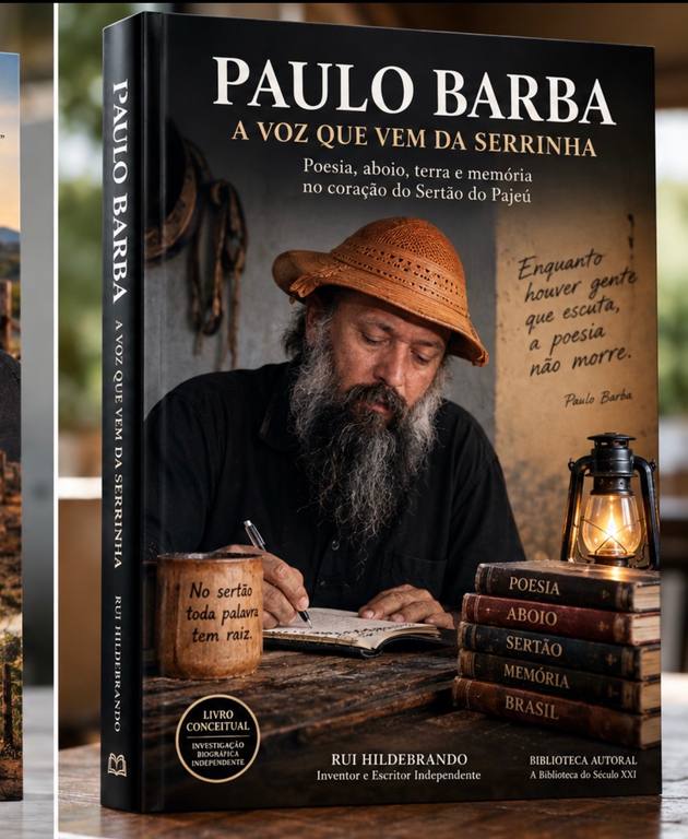 Capa: PAULO BARBA — A VOZ QUE VEM DA SERRINHA