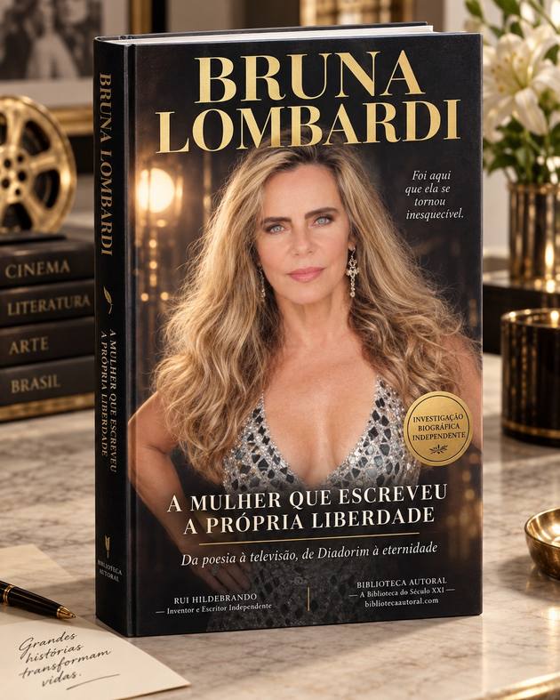 Capa: BRUNA LOMBARDI: A MULHER QUE ESCREVEU A PRÓPRIA LIBERDADE