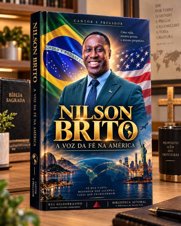 Capa: NILSON BRITO — A VOZ DA FÉ NA AMÉRICA